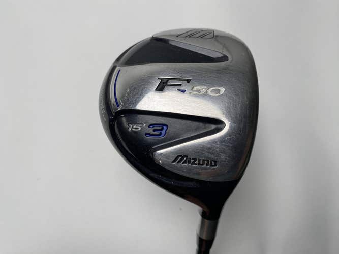 Mizuno F50 3 Fairway Wood 15* Exsar FS2 Regular Graphite Mens RH
