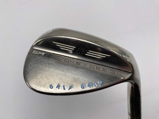 Titleist Vokey SM8 Tour Chrome Wedge 58* 12 True Temper AMT Red R300 Regular RH