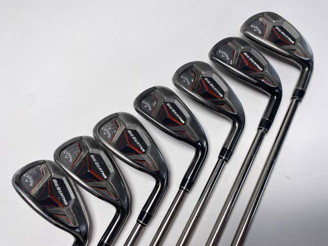 Callaway Big Bertha 2015 Iron Set 6-PW+AW+SW Recoil ZT9 470 F4 Stiff Graphite RH