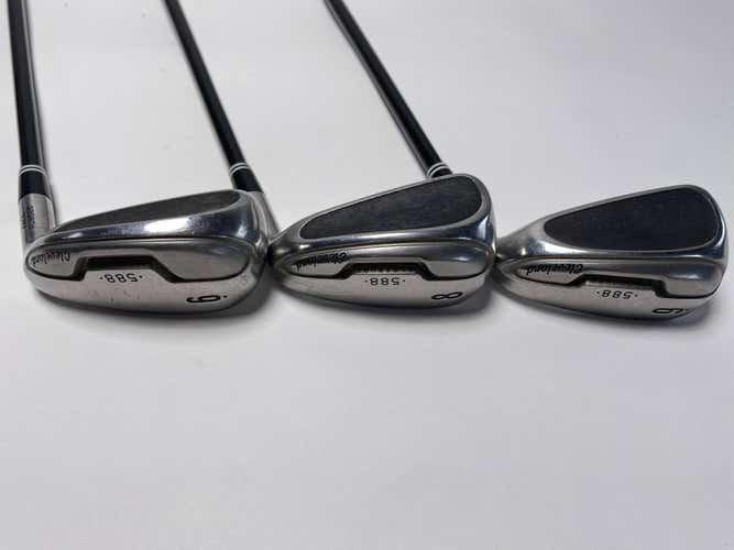 Cleveland 588 Hybrid Set 6 8 9 28* 34* 37* UST Mamiya Action Lite 55g Mens RH