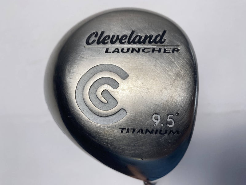 Cleveland Launcher Titanium Driver 9.5* Launcher Gold 65g Stiff Graphite Mens RH