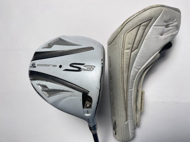 Cobra S3 White Driver 10.5* Aldila RIP Beta 60g Regular Graphite Mens RH HC