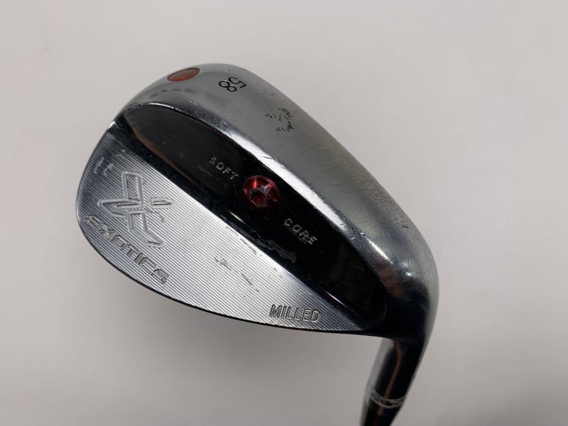 Tour Edge Exotics Lob Wedge LW 58* True Temper DG Mens RH Midsize Grip