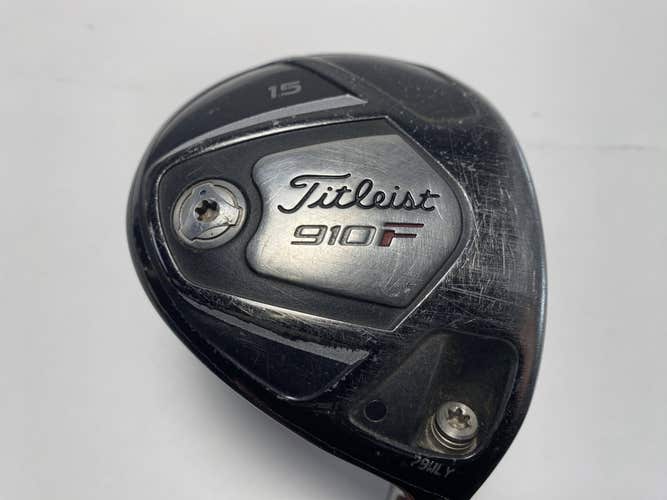 Titleist 910 F 3 Fairway Wood 15* Project X 7C3 6.0 73g Stiff Graphite Mens RH
