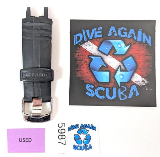 Oceanic Wrist Strap Part OCS, OCi, F.11 F11 Scuba Dive Computer Watch Band #5987