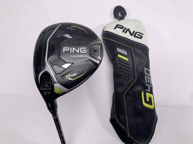 Ping G430 Max 3 Fairway Wood 15* Tour 2.0 75g Regular Graphite Mens LH HC