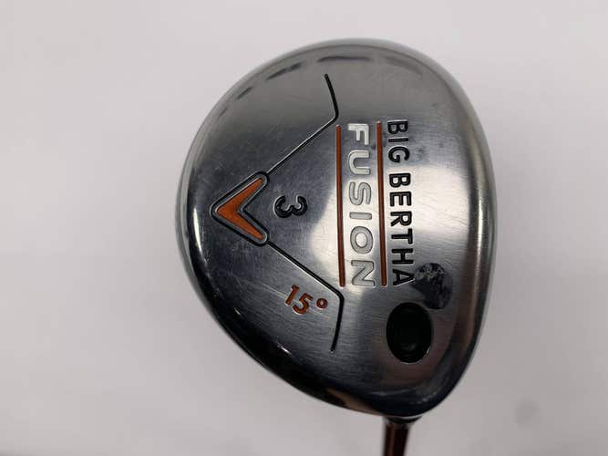Callaway Big Bertha Fusion 3 Fairway Wood 15* Aldila NVS Orange 55g Senior RH