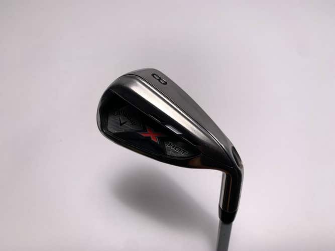 Callaway X Hot 2013 Single 8 Iron X Hot Senior Graphite Mens RH Oversize Grip