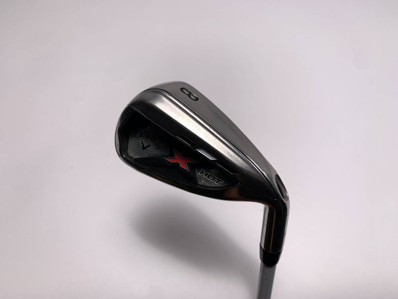 Callaway X Hot 2013 Single 8 Iron X Hot Senior Graphite Mens RH Oversize Grip