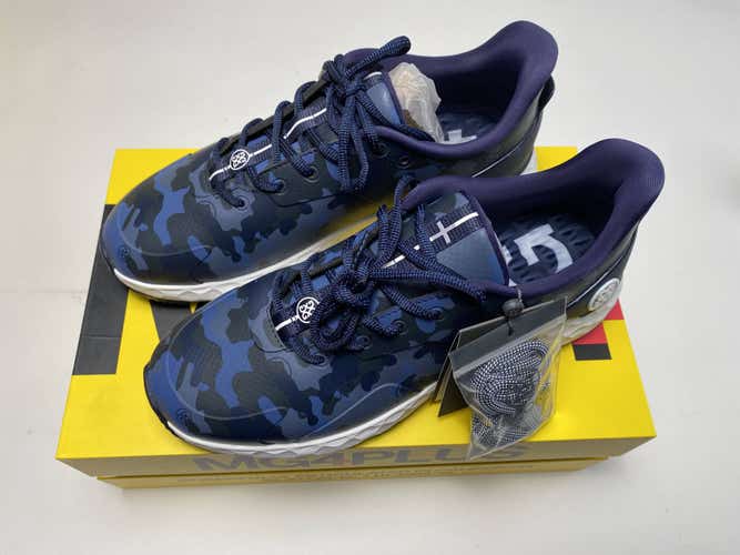 G/Fore MG4+ T.P.U. Camo Golf Shoes Blue Men's SZ 9.5` (GMF000019)