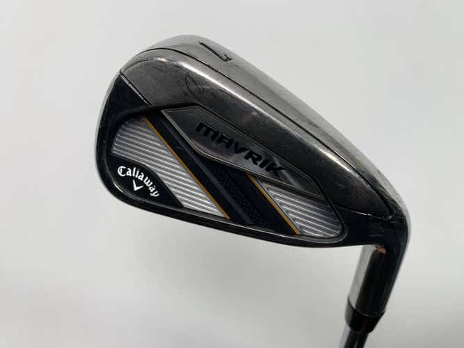 Callaway Mavrik Single 7 Iron True Temper Elevate VSS 95g Stiff Steel Mens RH