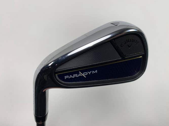 Callaway Paradym Single 7 Iron Project X HZRDUS 5.5 65g Regular Graphite Mens LH