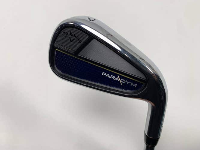 Callaway Paradym X Single 7 Iron True Temper Elevate MPH 95g Stiff Steel Mens RH