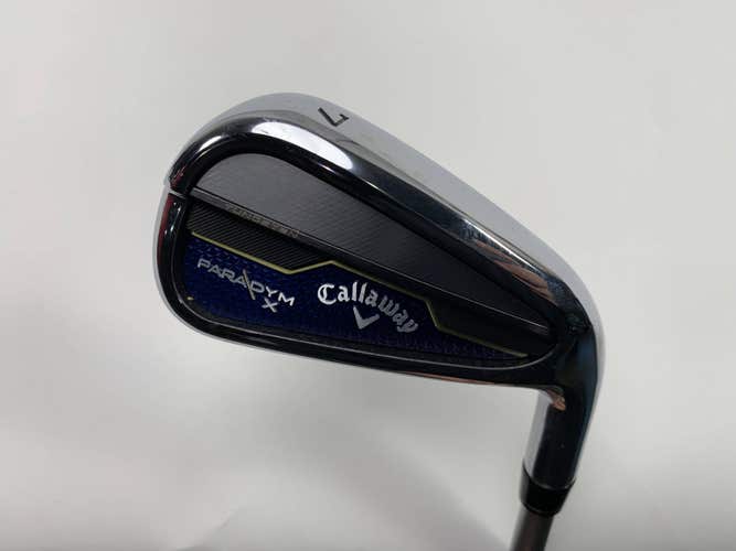 Callaway Paradym X Single 7 Iron Aldila Ascent 50g Senior Graphite Mens RH