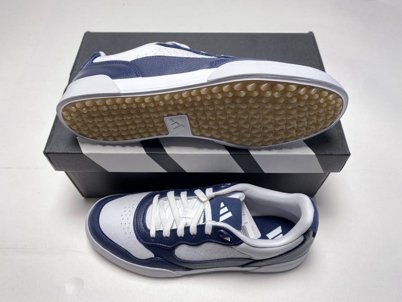 Adidas RetroCross 25 Golf Shoes Navy Blue White Men's SZ 10.5 (IH9977)