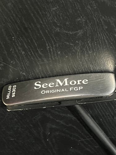 *GREAT* SeeMore Original FGP Milled SS303 Blade Putter 34" RH W/ Original Cover