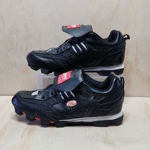Rawlings Black and Red Baseball Cleats Shoes Men's Size 8
