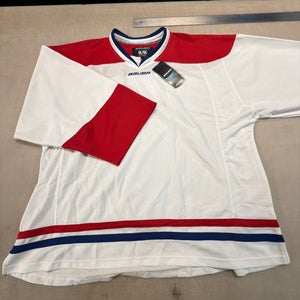 White Goalie Cut Men's Bauer Jersey (New)