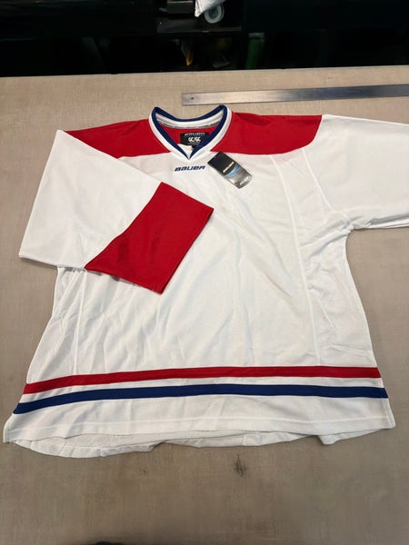 White Goalie Cut Men's Bauer Jersey (New)