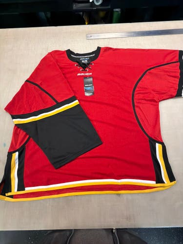 Red Goalie Cut Men's Bauer Jersey (New)