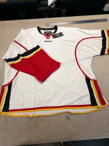 White Goalie Cut Men's Bauer Jersey (New)