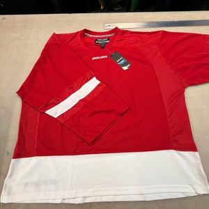 Red Goalie Cut Men's Bauer Jersey (New)