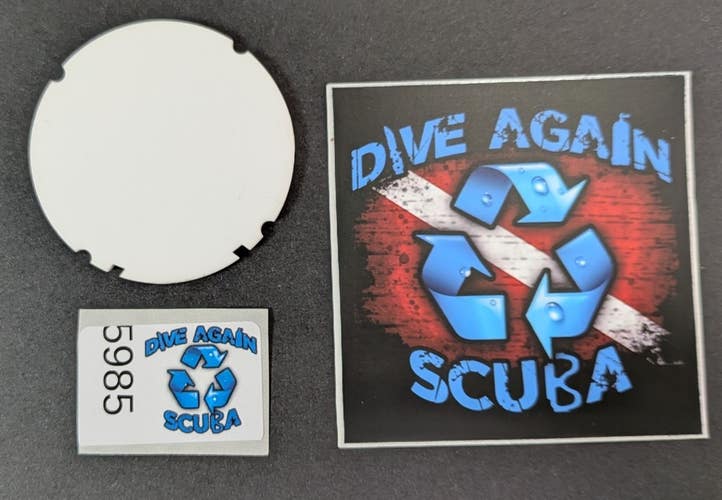 Scuba Dive Underwater Slate for Consoles Compass Spacer Oceanic Sherwood Aeris