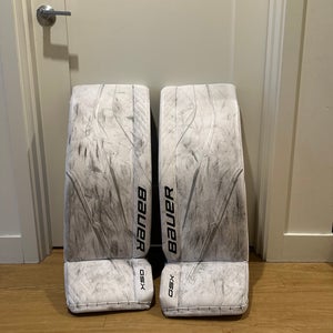 Small Bauer GSX (2023 Model) Goalie Leg Pads (Used)