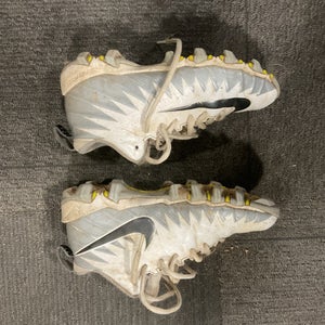 Used Nike ALPHA Jr FB Cleats White Junior 02.5 11614-S000224486