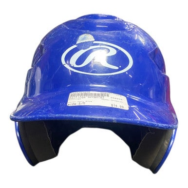Used Rawlings CFTBH-R1 Batting Helmet No Mask Navy Blue S/M 11375-S000367075
