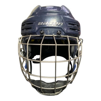 Used Bauer Helmet Cage Combo Navy Blue SM 11375-S000369168