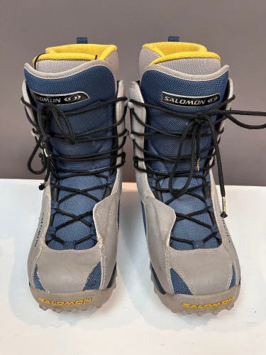 Men's Size M 8.0 (W 9.0) Salomon symbio Snowboard Boots All Mountain (Used)