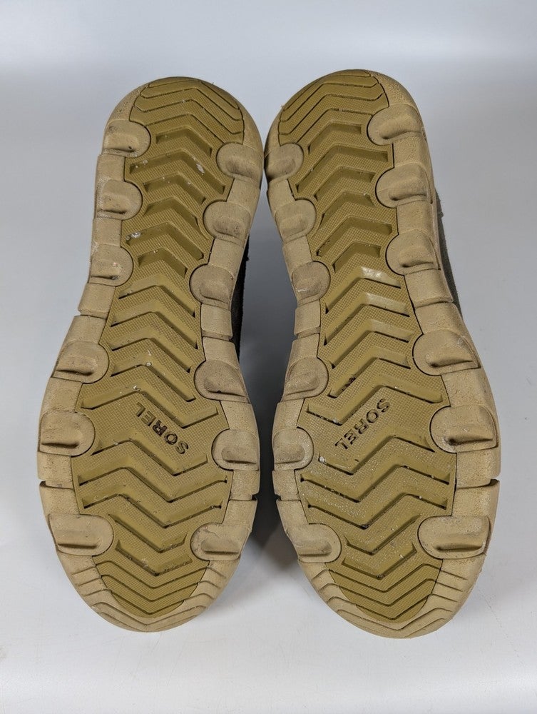 Sorel Mens Explorer Mission Waterproof Taupe Grey Suede  display picture 2