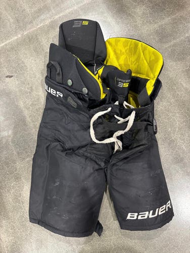 Black Senior Large Bauer Supreme 3S Hockey Pants (Used)