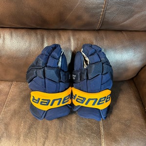 Bauer Supreme 2S Pro Gloves 14" Pro Stock (Used)
