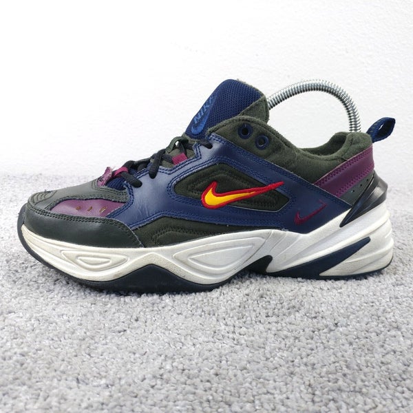 Nike M2K Tekno Mens Size 7 Running Shoes Midnight Navy Blue Athletic AV4789-401