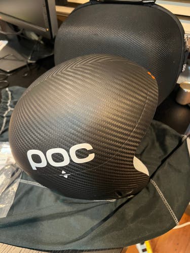 new POC Super Skull Comp CARBON ski race Helmet Medium/Large - RARE!