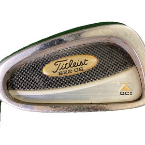 Titleist DCI 822 OS 6 Iron Gold Triangle 75g Regular Graphite 37.5" LH New Grip