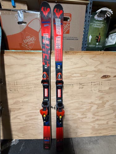 Rossignol Hero Athlete GS 143 cm Skis With Bindings (Used)