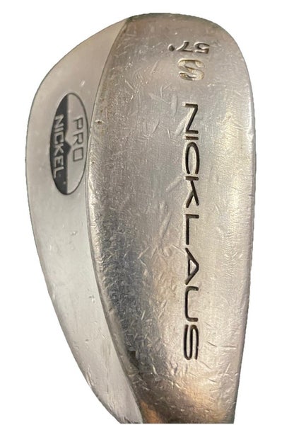 Nicklaus Pro Nickel Milled Sand Wedge 57*08 Stiff Steel 35" RH New Midsize Grip