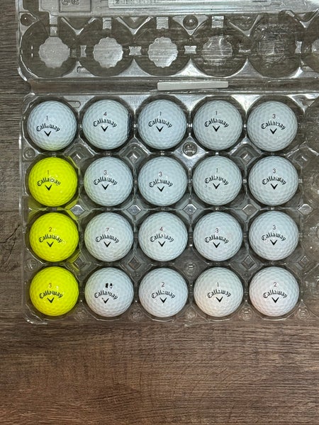 20 Callaway Chrome Tour X Golf Balls - 5A MINT CONDITION ONLY