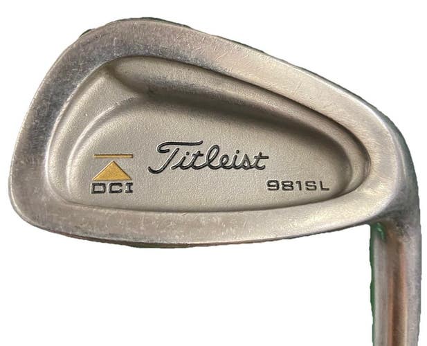Titleist DCI 981 SL Gold 9 Iron Men's RH A-Flex Senior Graphite 35.5" New Grip