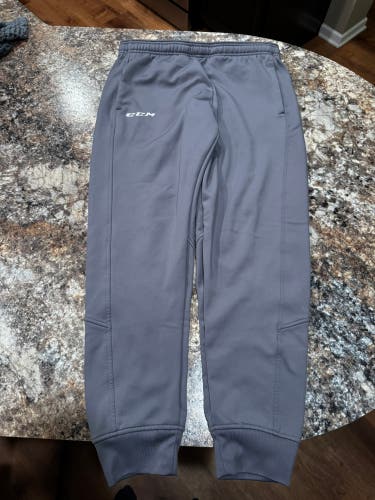 Gray Large Adult Unisex CCM Pants (Used)