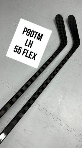 Senior(2x)Left P90TM 55 Flex 63” ProBlackStock™ Unbranded Blackouts Pro Stock Nexus Hockey Sticks