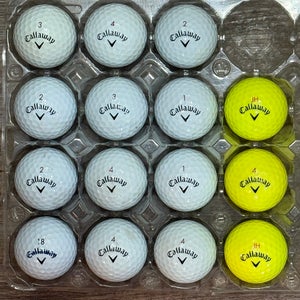 15 Callaway Chrome Tour Golf Balls