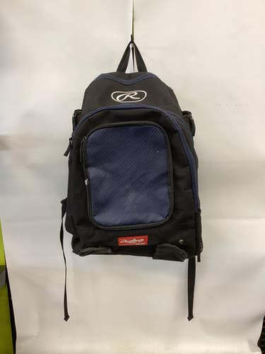 Used Rawlings BACKPACK BB/SB Player Backpack Royal Blue And Black 11851-S000040773