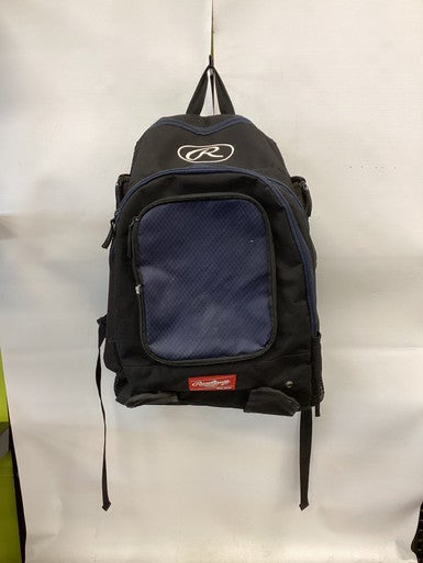 Used Rawlings BACKPACK BB/SB Player Backpack Royal Blue And Black 11851-S000040773