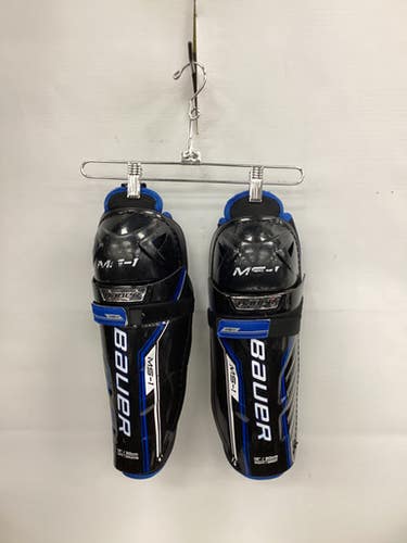 Used Bauer MS-1 Junior Shin Guards Black 12" 11851-S000040757
