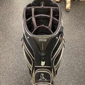 Used Ping OUTLANDER Mens Cart Bag Black 11851-S000040670