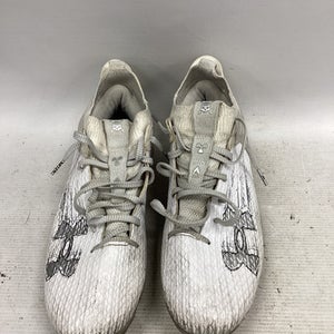 Used Under Armour LAX Cleats Mens White Senior 10 11851-S000040655